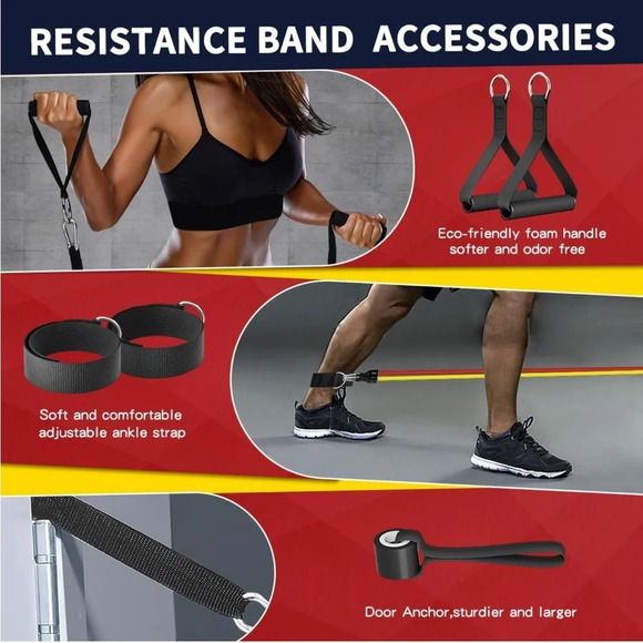 NIB WHATAFIT Resistance Bands - Picture 3 of 10